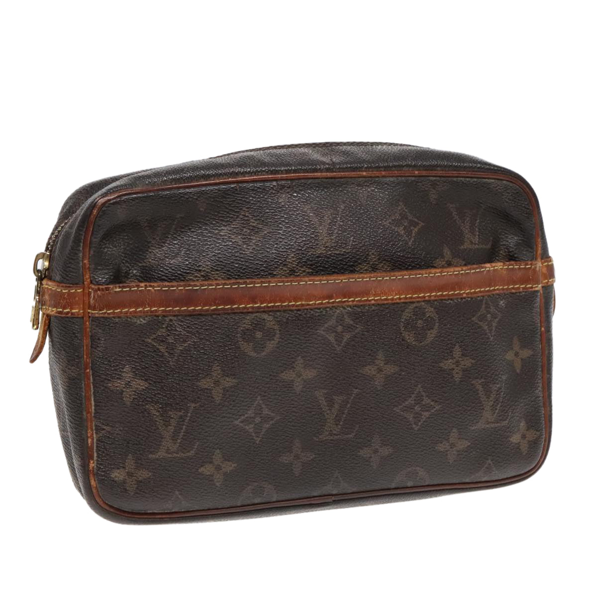 LOUIS VUITTON Monogram Compiegne 23 Clutch Bag M51847 LV Auth 92574