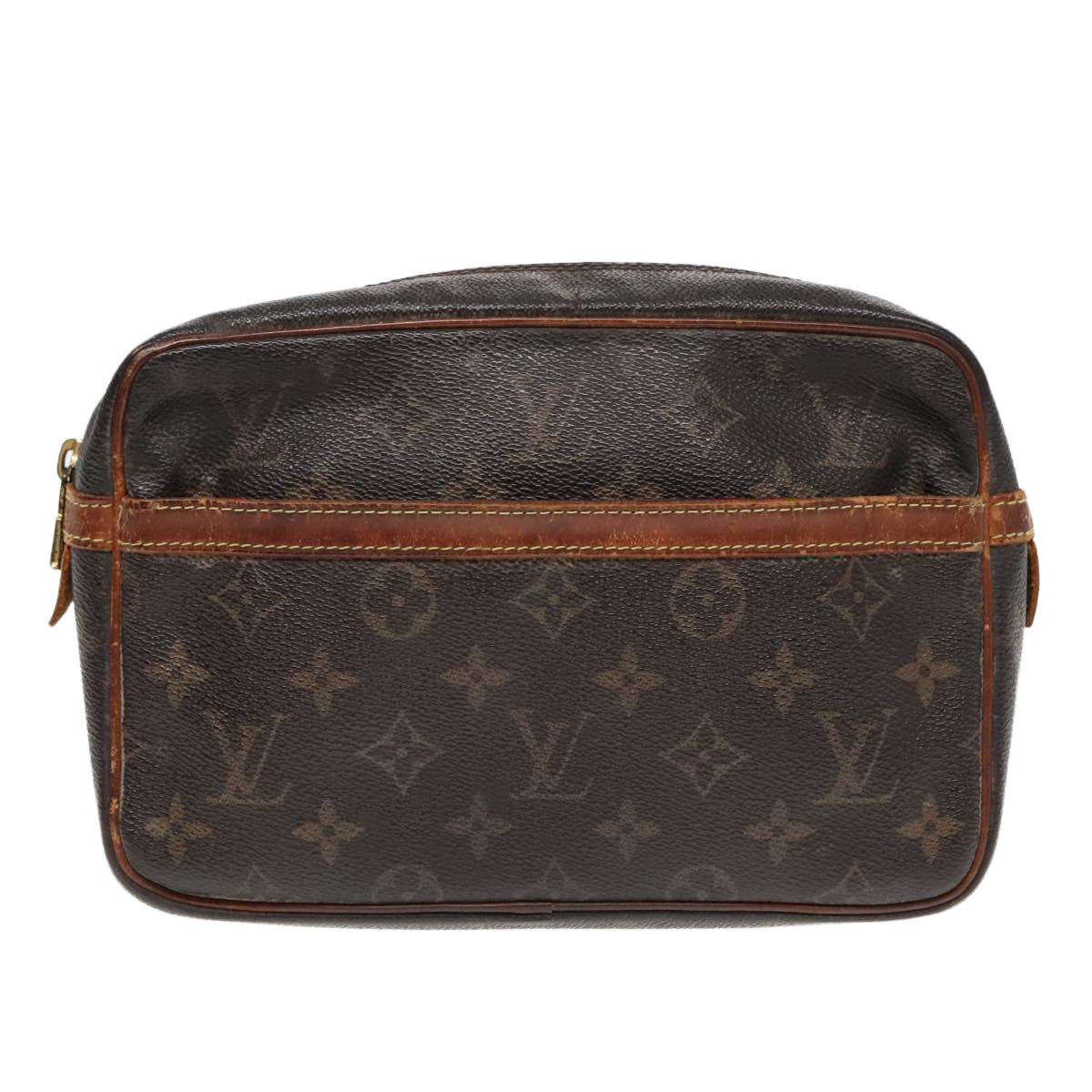 LOUIS VUITTON Monogram Compiegne 23 Clutch Bag M51847 LV Auth 92574