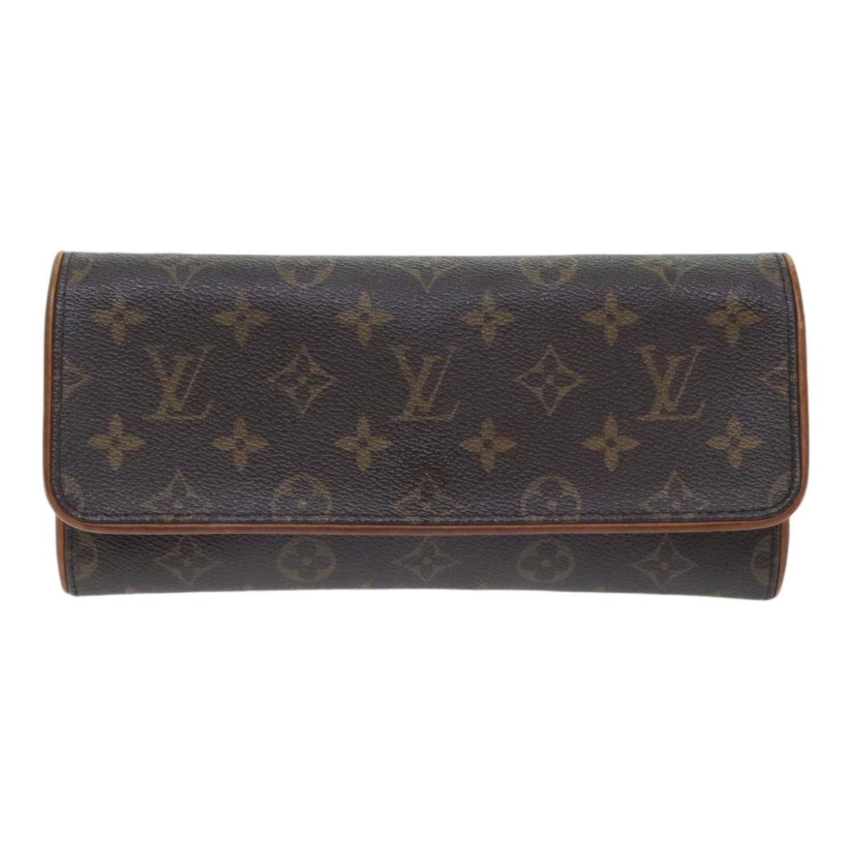 LOUIS VUITTON Monogram Pochette Twin GM Shoulder Bag M51852 LV Auth 92576