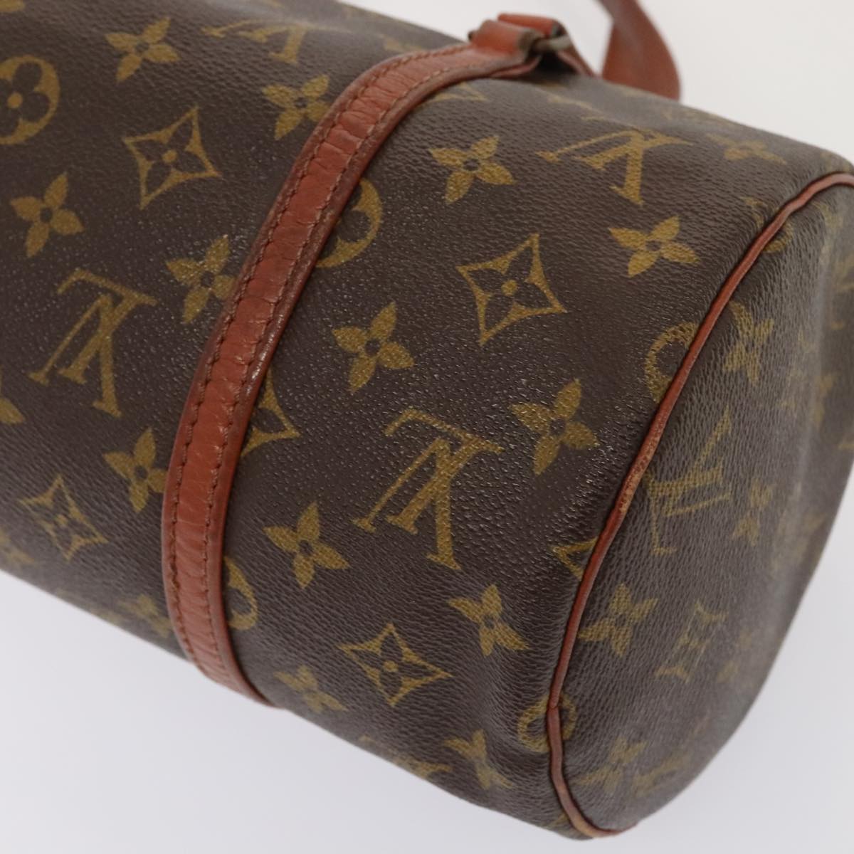 LOUIS VUITTON Monogram Papillon 30 Hand Bag M51385 LV Auth 92584