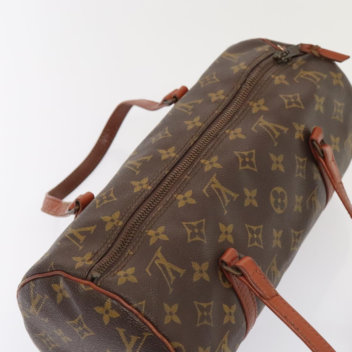 LOUIS VUITTON Monogram Papillon 30 Hand Bag M51385 LV Auth 92584