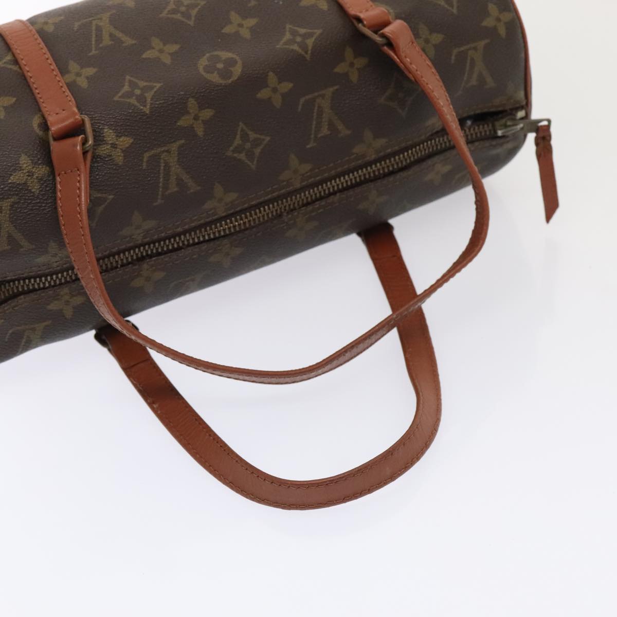 LOUIS VUITTON Monogram Papillon 30 Hand Bag M51385 LV Auth 92585