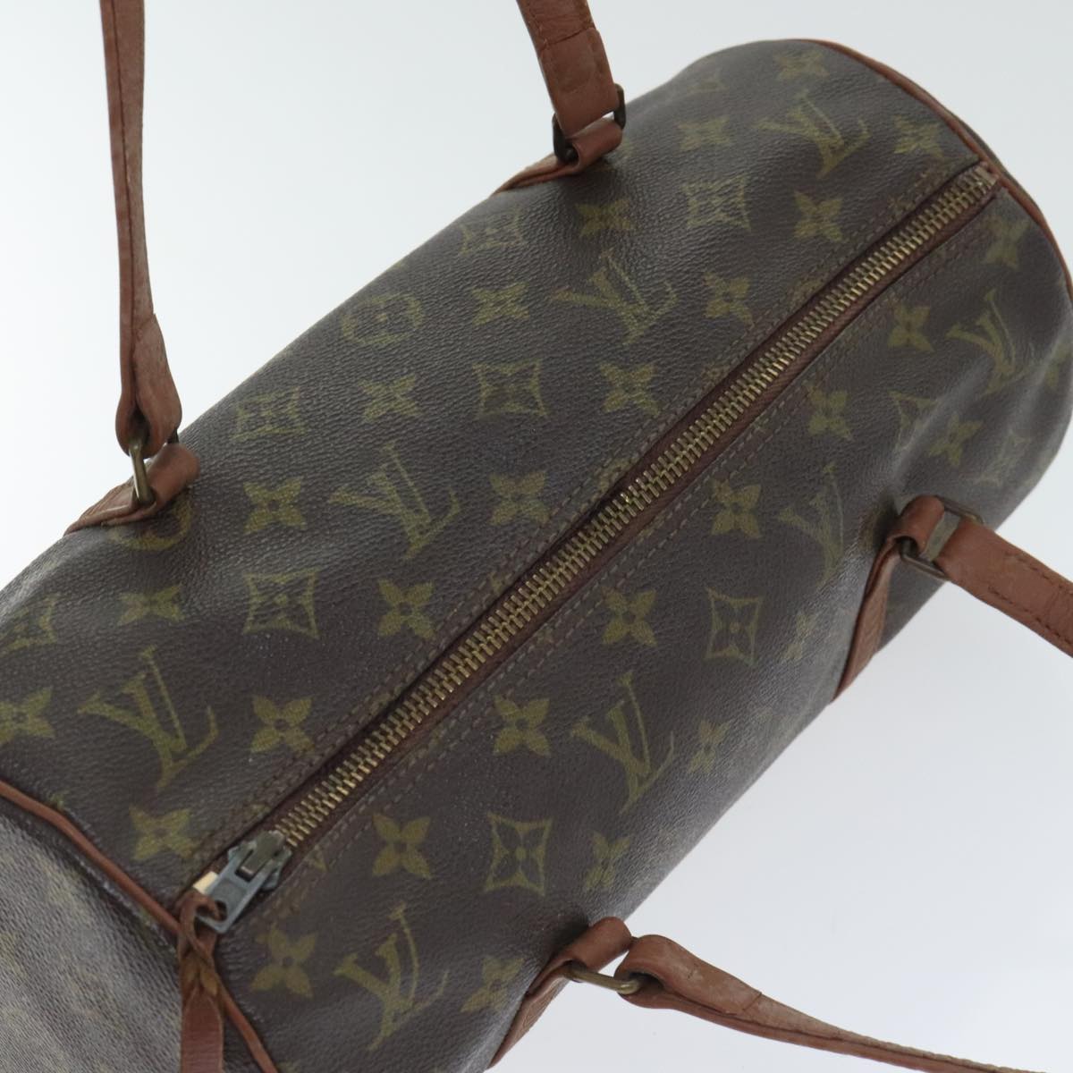 LOUIS VUITTON Monogram Papillon 30 Hand Bag M51385 LV Auth 92610