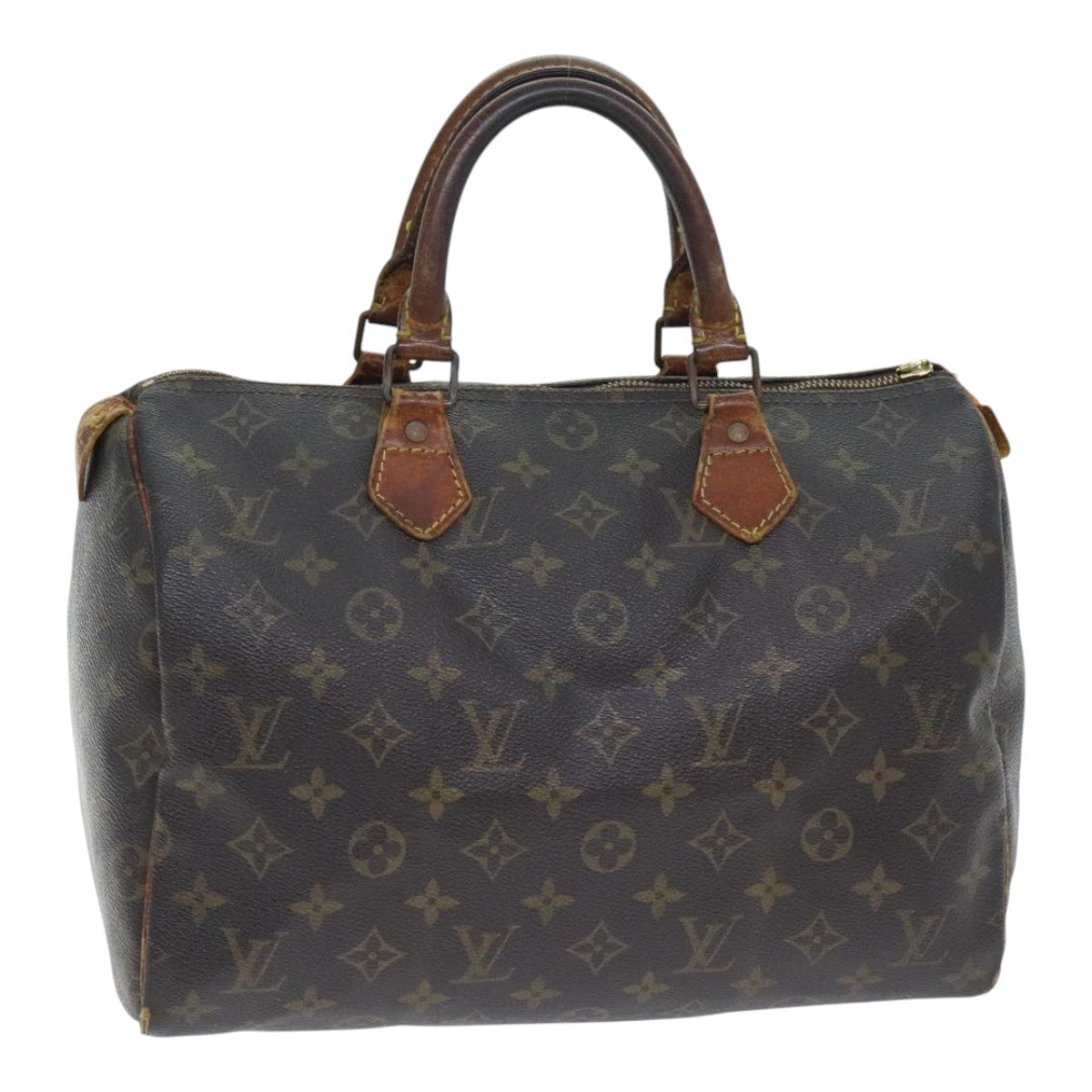 LOUIS VUITTON Monogram Speedy 30 Hand Bag M41526 LV Auth 92613