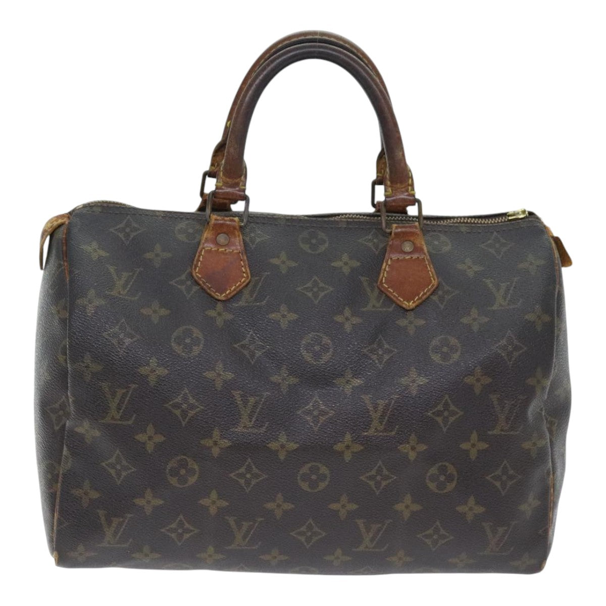 LOUIS VUITTON Monogram Speedy 30 Hand Bag M41526 LV Auth 92613