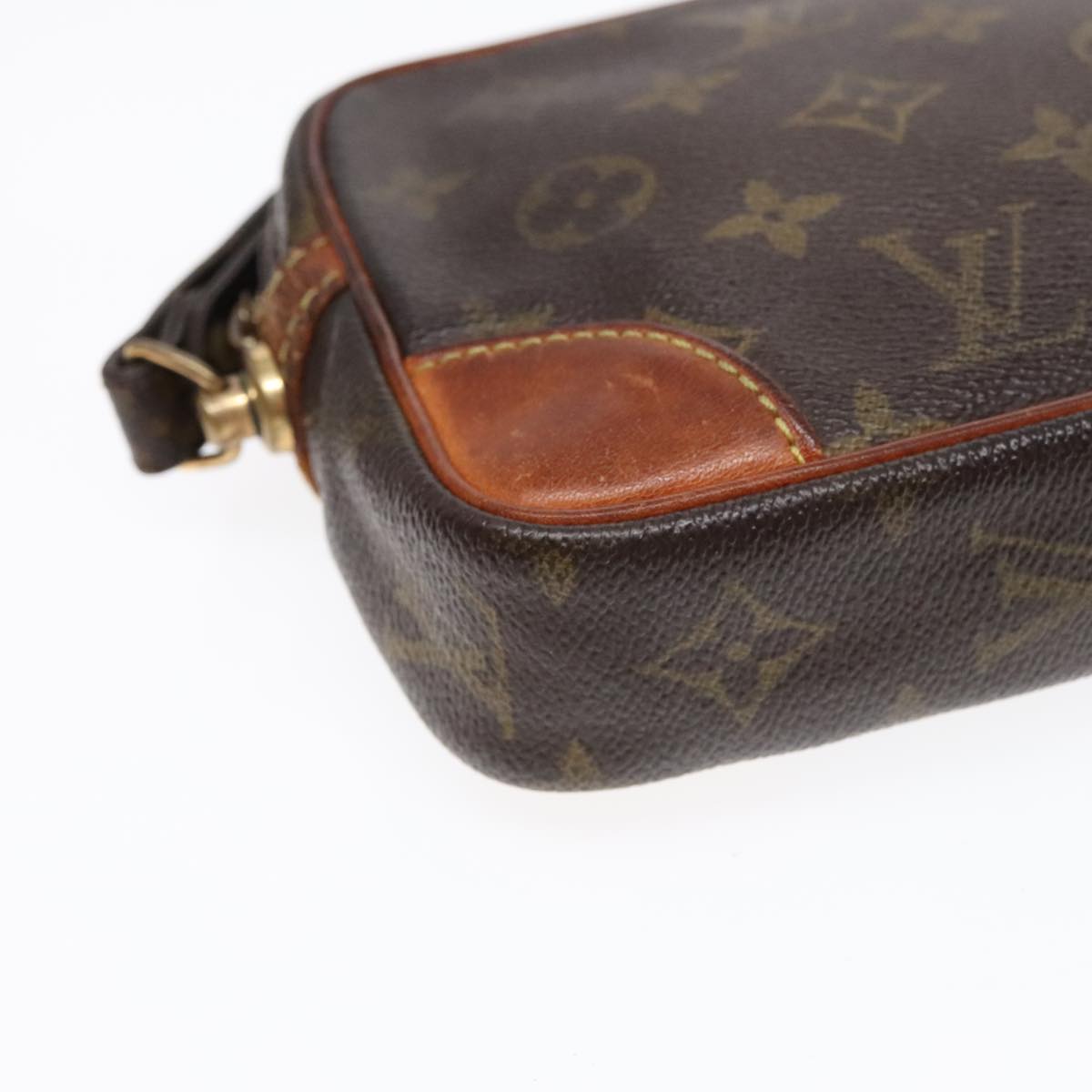 LOUIS VUITTON Monogram Marly Dragonne PM Clutch Bag M51827 LV Auth 92621