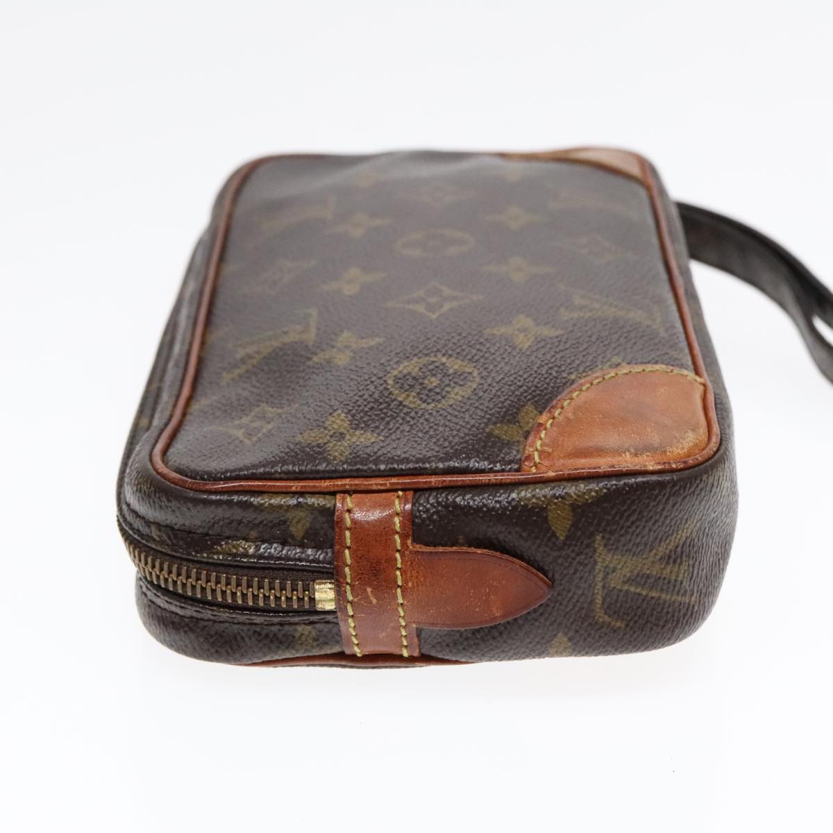 LOUIS VUITTON Monogram Marly Dragonne PM Clutch Bag M51827 LV Auth 92621