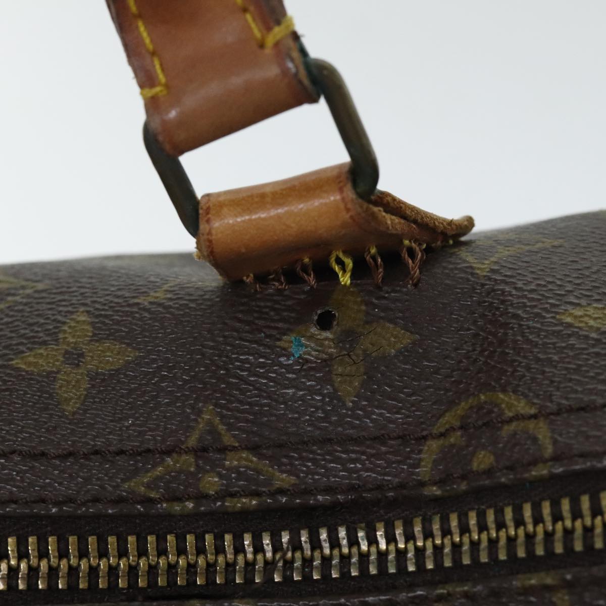 LOUIS VUITTON Monogram Speedy 35 Hand Bag M41524 LV Auth 92626