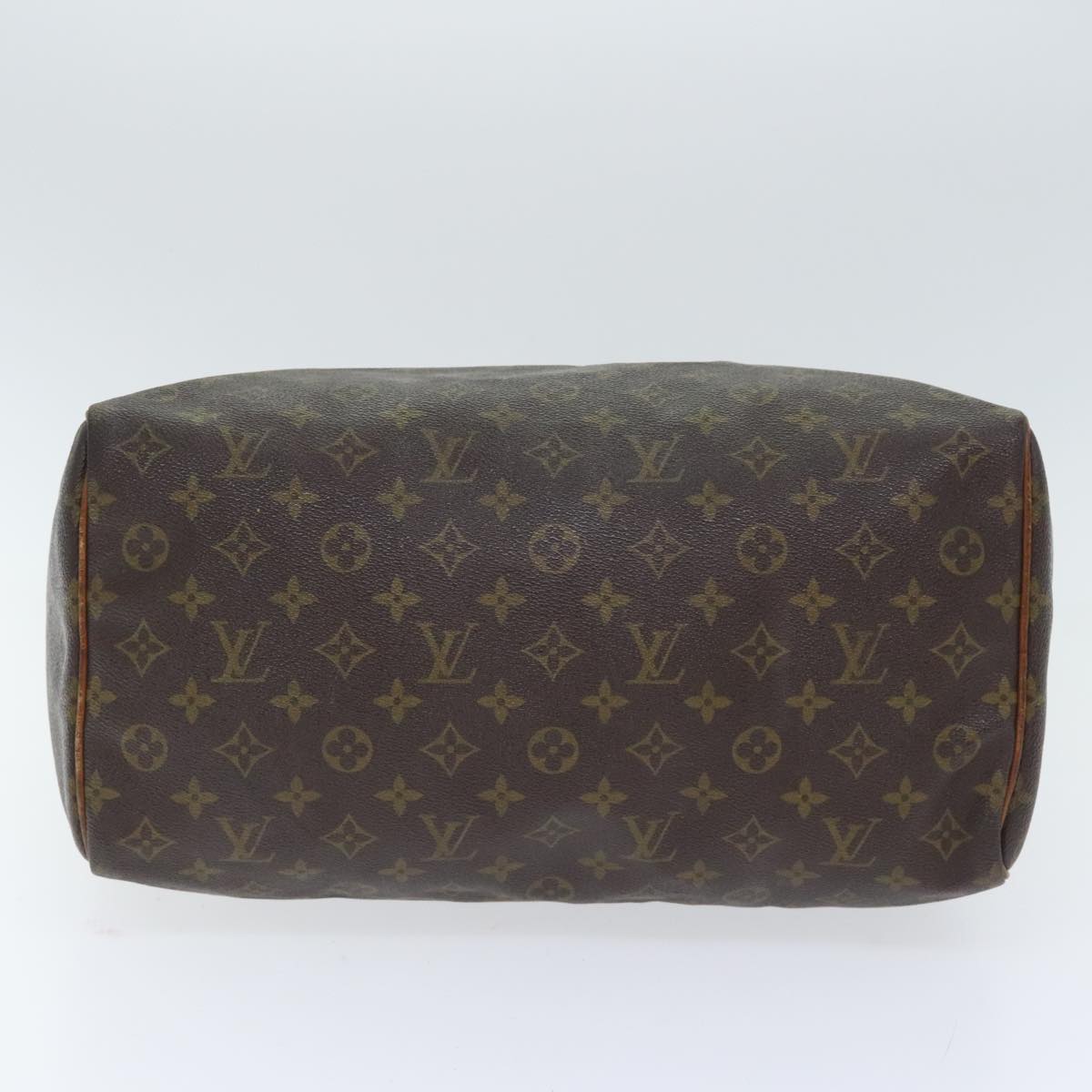 LOUIS VUITTON Monogram Speedy 35 Hand Bag M41524 LV Auth 92626