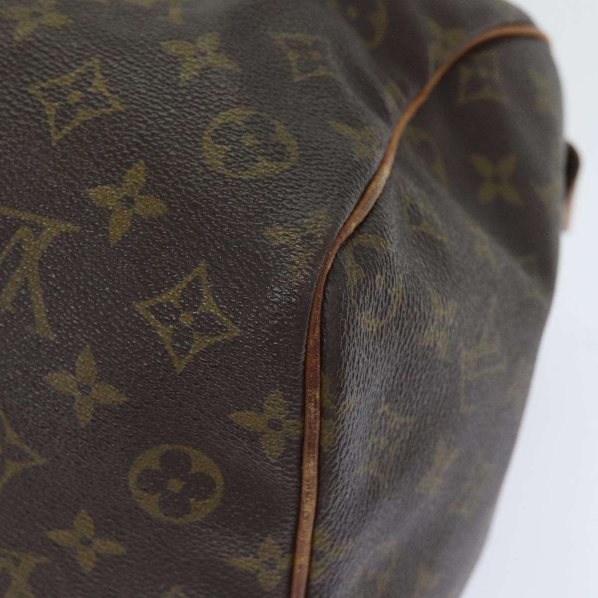 LOUIS VUITTON Monogram Speedy 35 Hand Bag M41524 LV Auth 92626