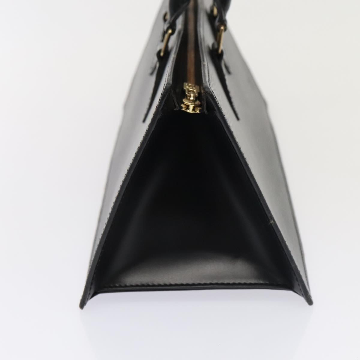 LOUIS VUITTON Epi Sac Triangle Hand Bag Black M52092 LV Auth 92657