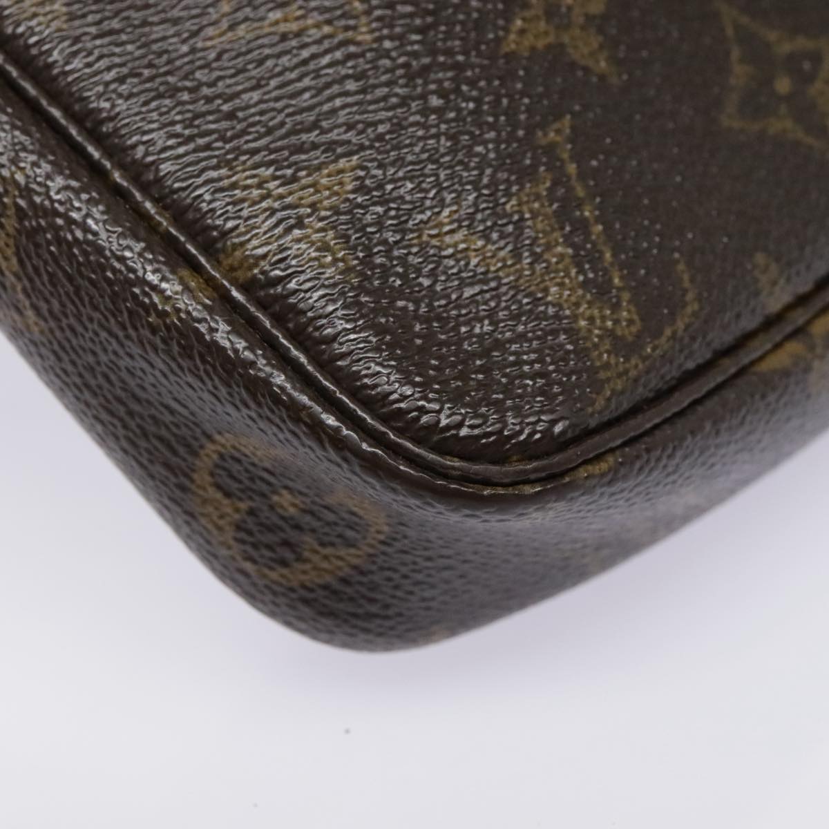 LOUIS VUITTON Monogram Pochette Accessoires Pouch M51980 LV Auth 92706