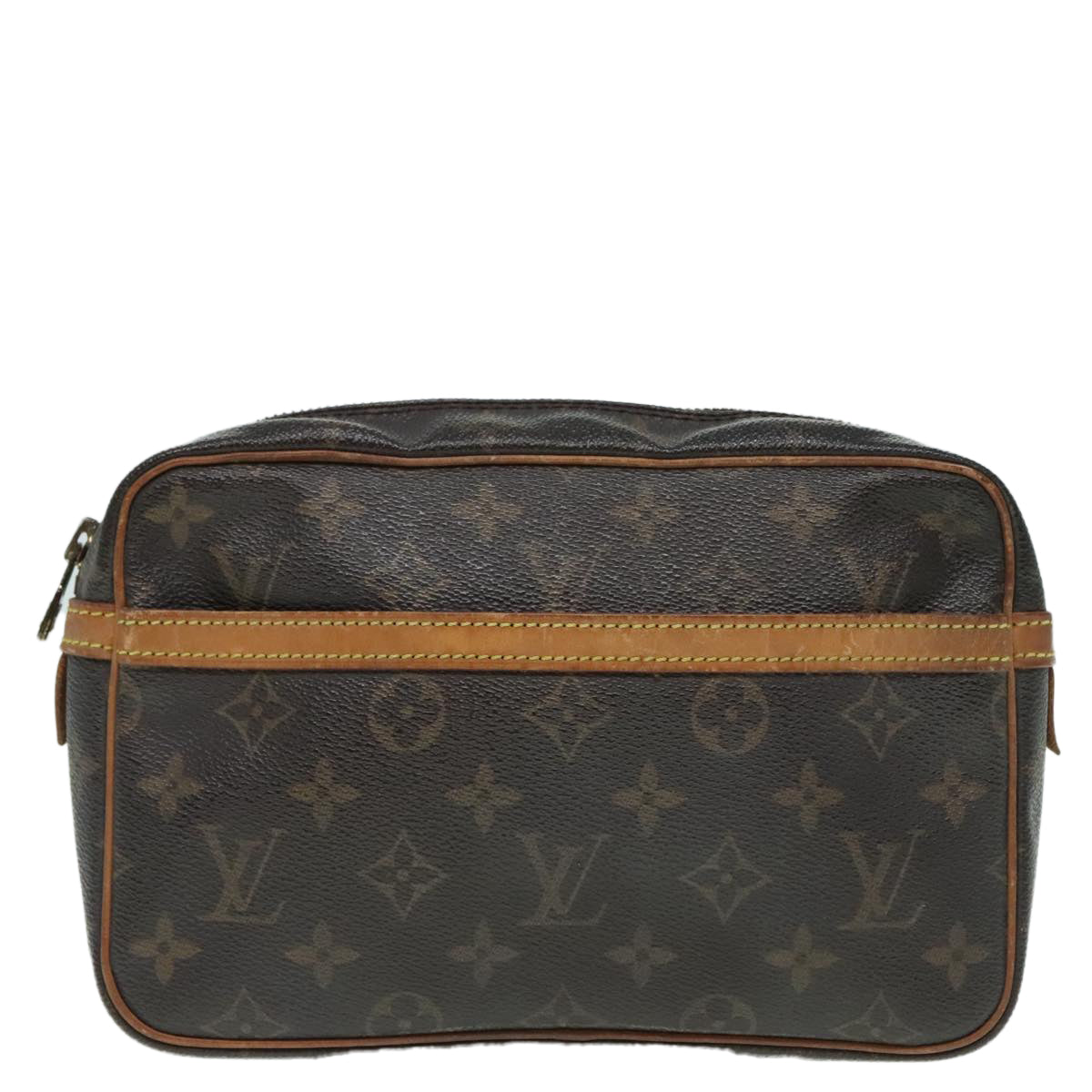 LOUIS VUITTON Monogram Compiegne 23 Clutch Bag M51847 LV Auth 92726