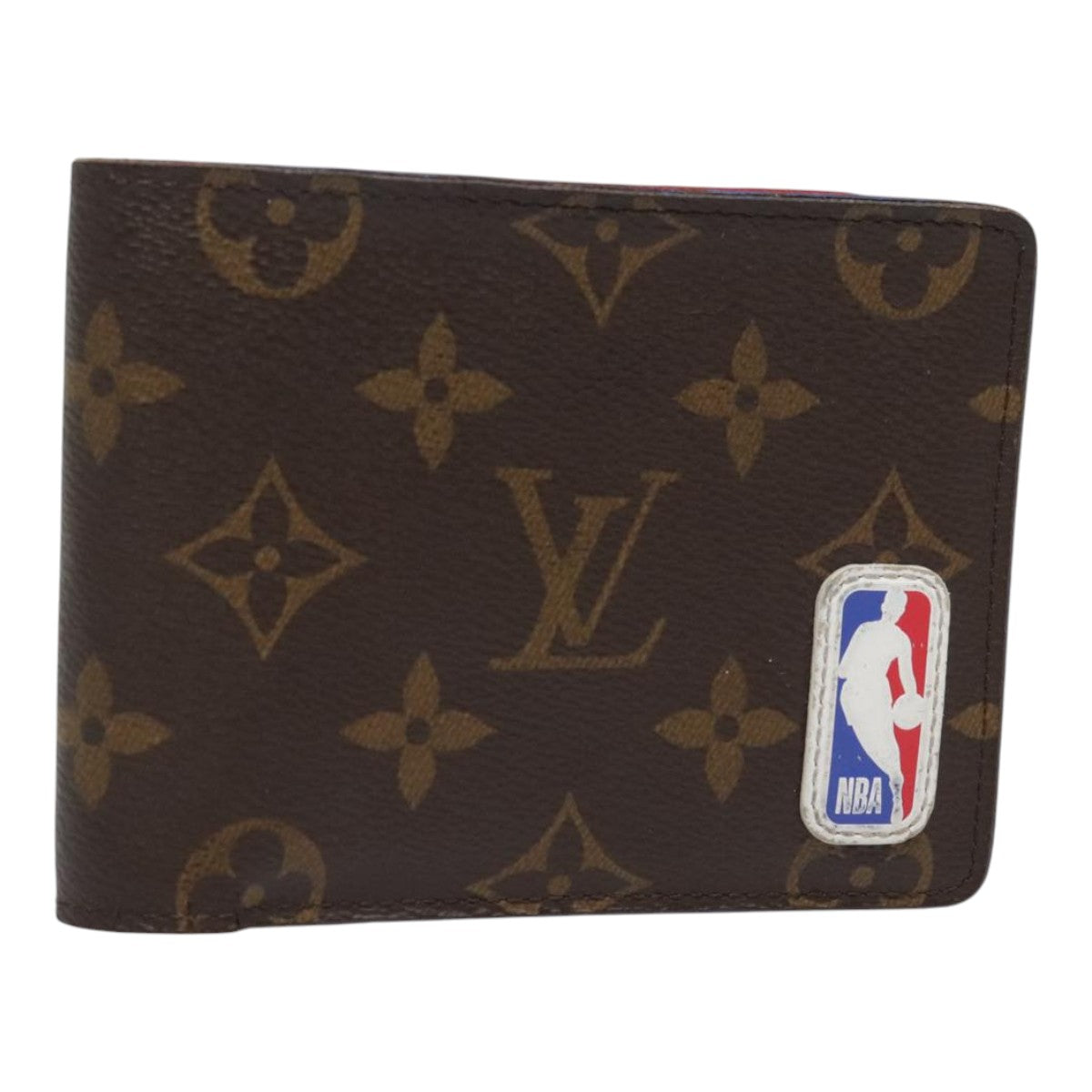 LOUIS VUITTON Monogram NBA Portefeuille Multipull Bifold M80105 LV Auth 92729