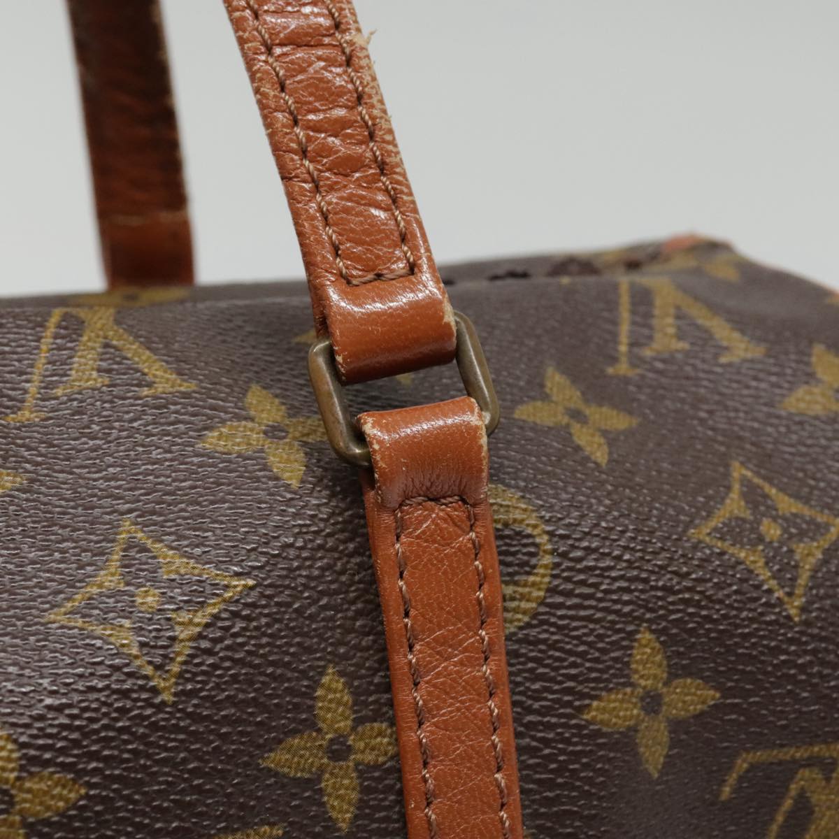 LOUIS VUITTON Monogram Papillon 30 Hand Bag M51385 LV Auth 92730