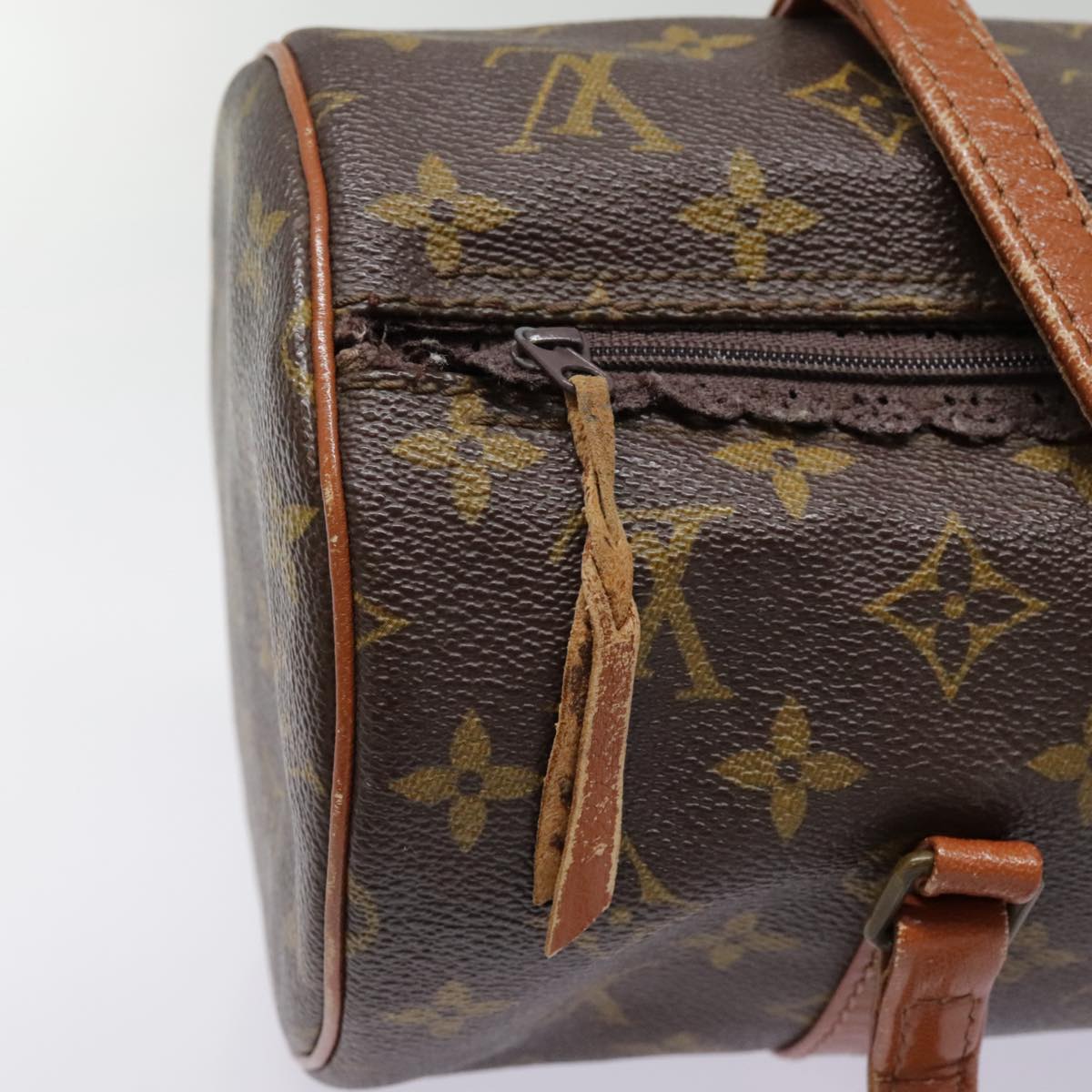 LOUIS VUITTON Monogram Papillon 30 Hand Bag M51385 LV Auth 92730