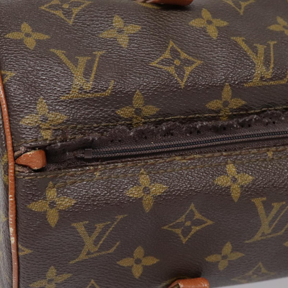 LOUIS VUITTON Monogram Papillon 30 Hand Bag M51385 LV Auth 92730