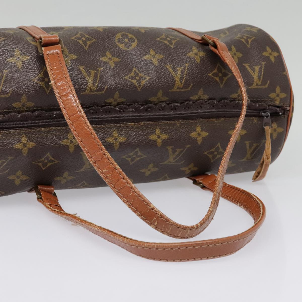 LOUIS VUITTON Monogram Papillon 30 Hand Bag M51385 LV Auth 92730