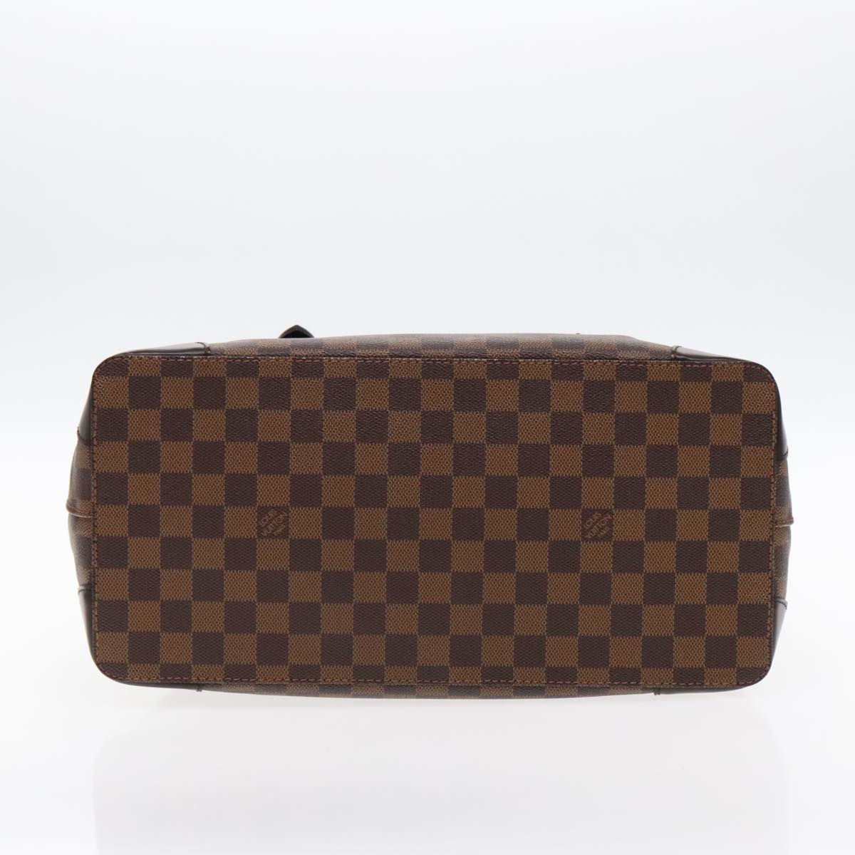 LOUIS VUITTON Damier Ebene Hampstead MM Tote Bag N51204 LV Auth 92738AV