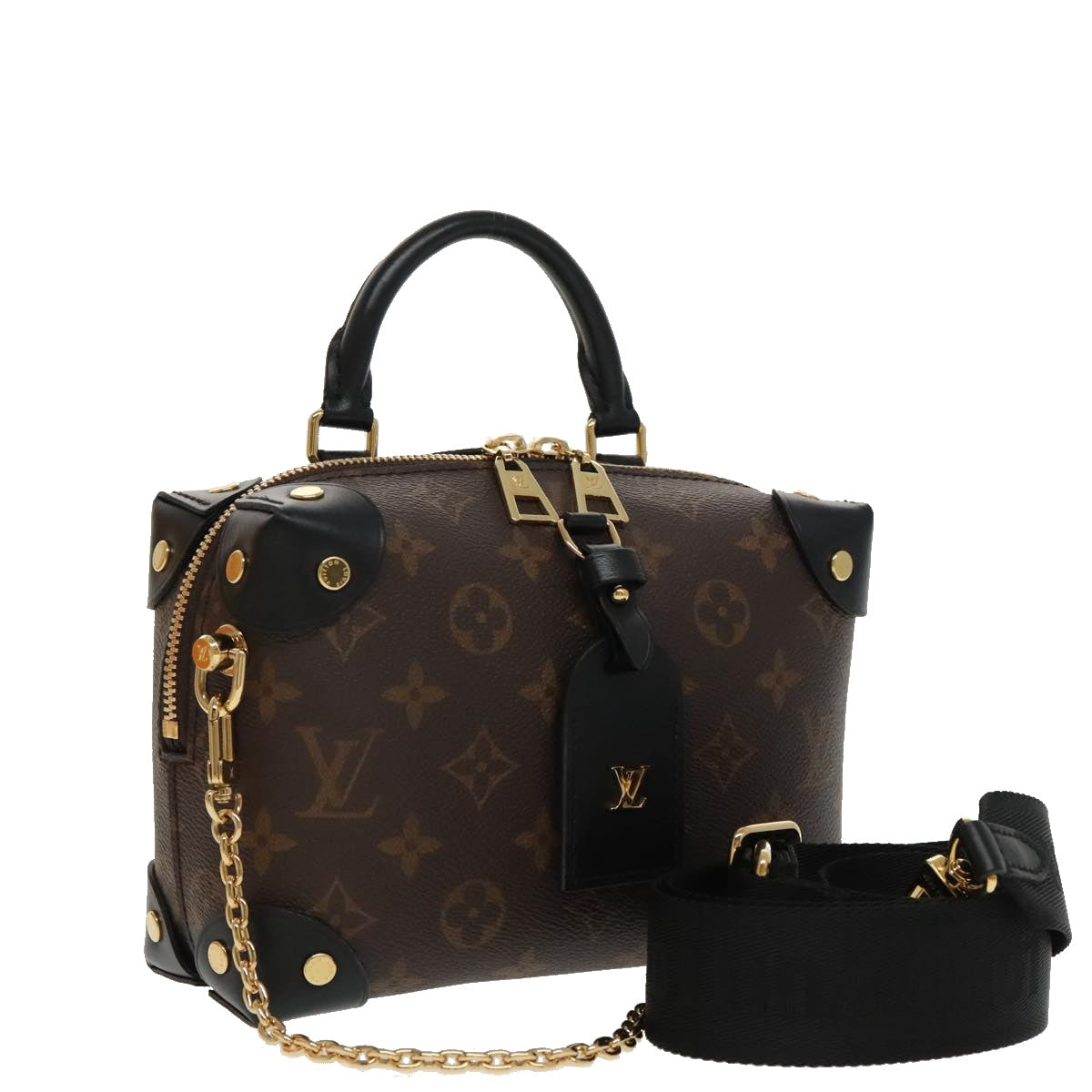 LOUIS VUITTON Monogram Petit Maru Suple Hand Bag 2way M45571 LV Auth 92741S