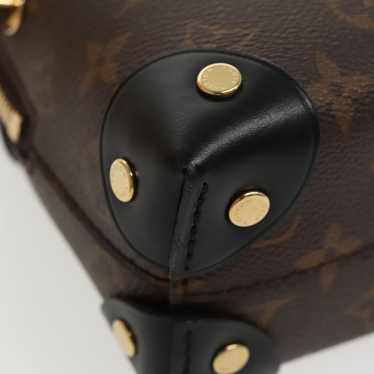 LOUIS VUITTON Monogram Petit Maru Suple Hand Bag 2way M45571 LV Auth 92741S