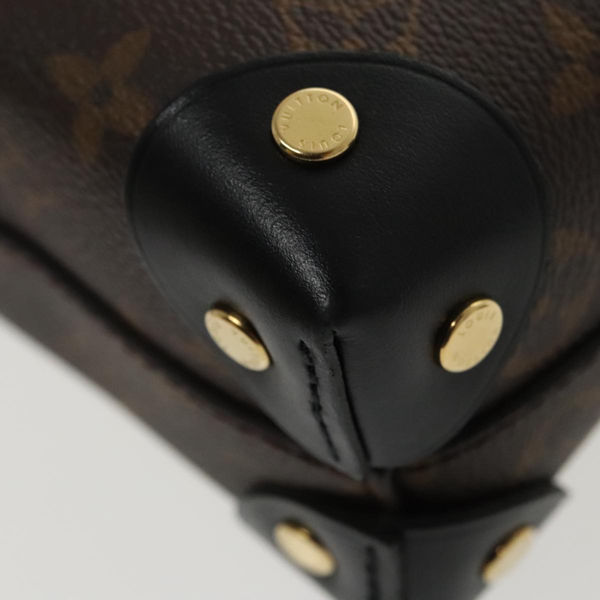 LOUIS VUITTON Monogram Petit Maru Suple Hand Bag 2way M45571 LV Auth 92741S