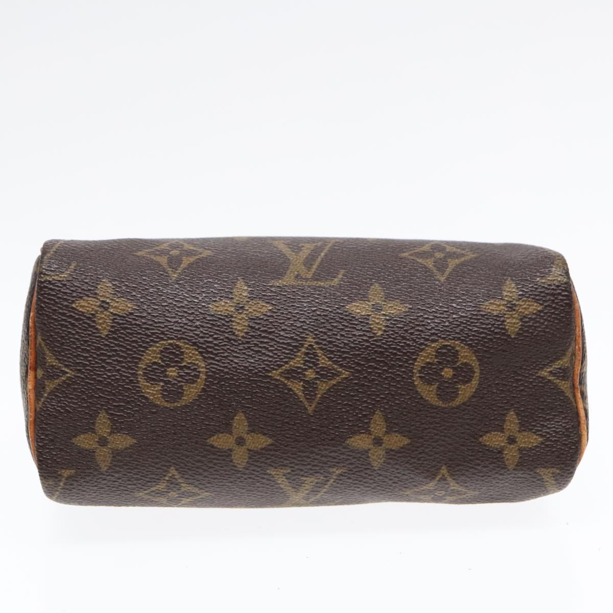 LOUIS VUITTON Monogram Mini Speedy Hand Bag M41534 LV Auth 92769