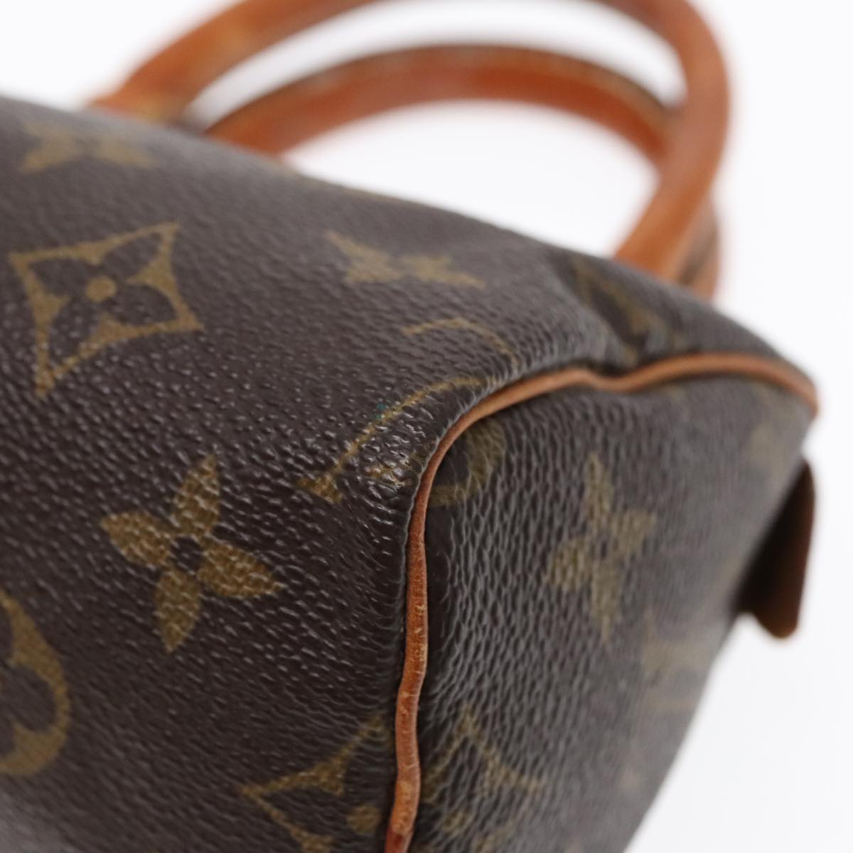 LOUIS VUITTON Monogram Mini Speedy Hand Bag M41534 LV Auth 92769