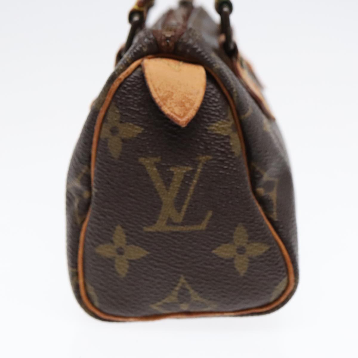 LOUIS VUITTON Monogram Mini Speedy Hand Bag M41534 LV Auth 92769