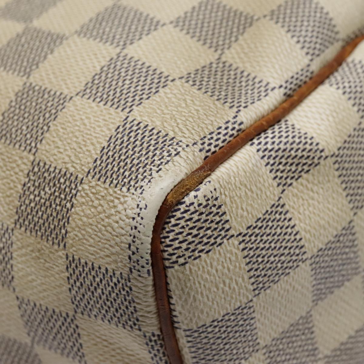 LOUIS VUITTON Damier Azur Speedy 25 Hand Bag N41534 LV Auth 92777