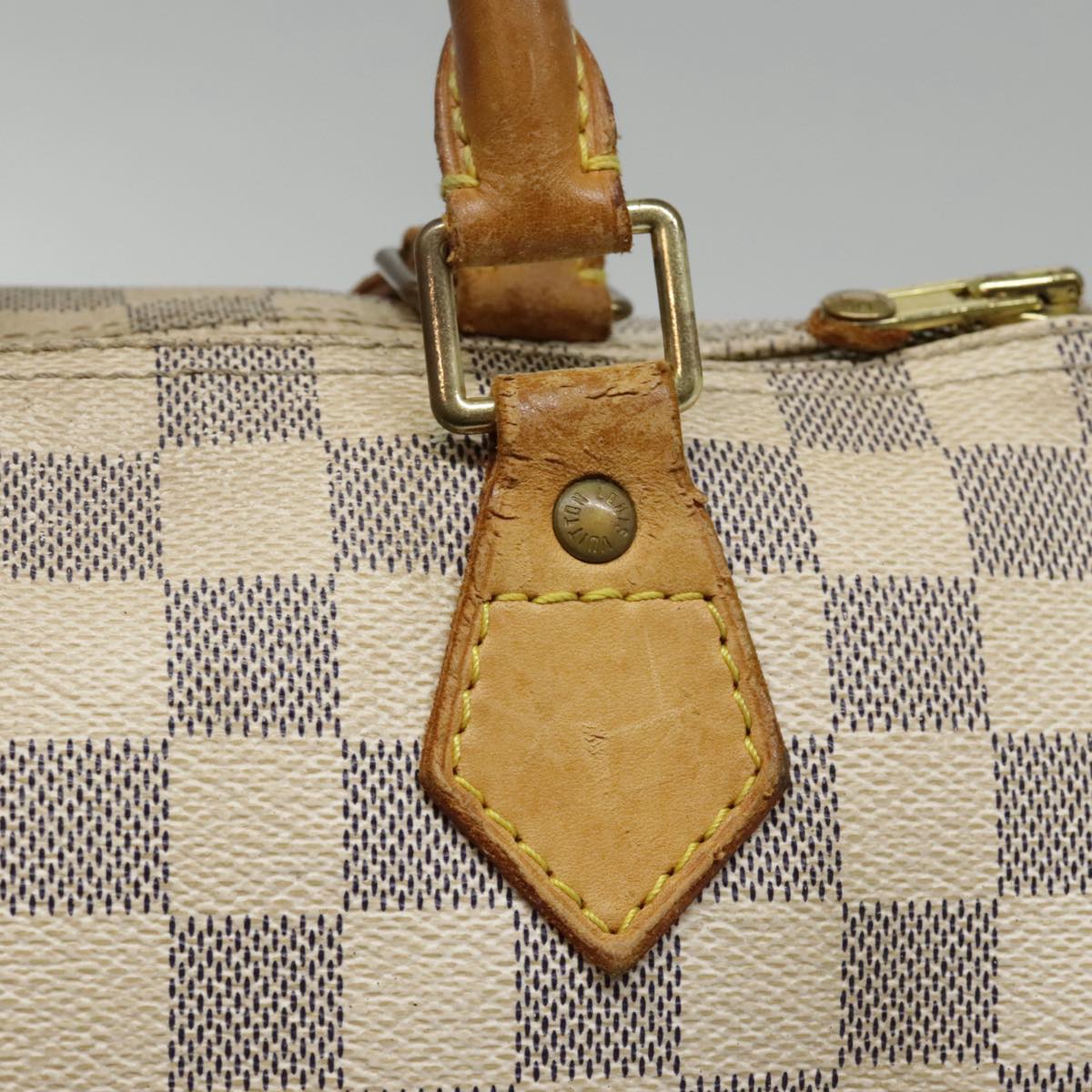 LOUIS VUITTON Damier Azur Speedy 25 Hand Bag N41534 LV Auth 92777