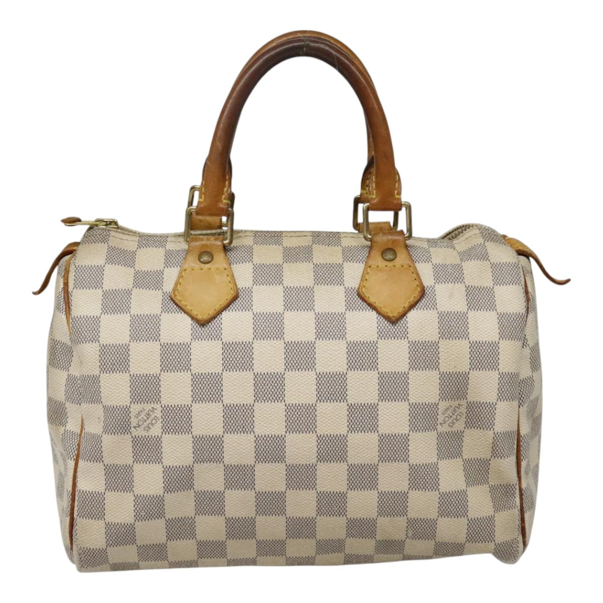 LOUIS VUITTON Damier Azur Speedy 25 Hand Bag N41534 LV Auth 92777