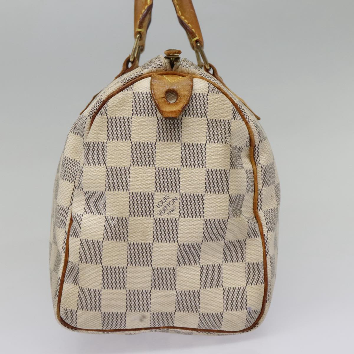 LOUIS VUITTON Damier Azur Speedy 25 Hand Bag N41534 LV Auth 92777