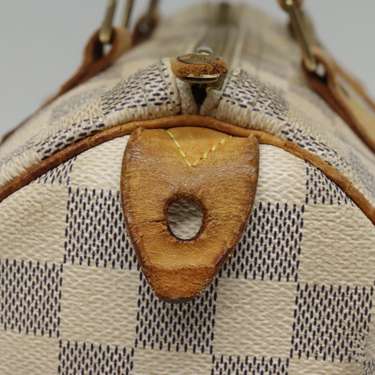 LOUIS VUITTON Damier Azur Speedy 25 Hand Bag N41534 LV Auth 92777