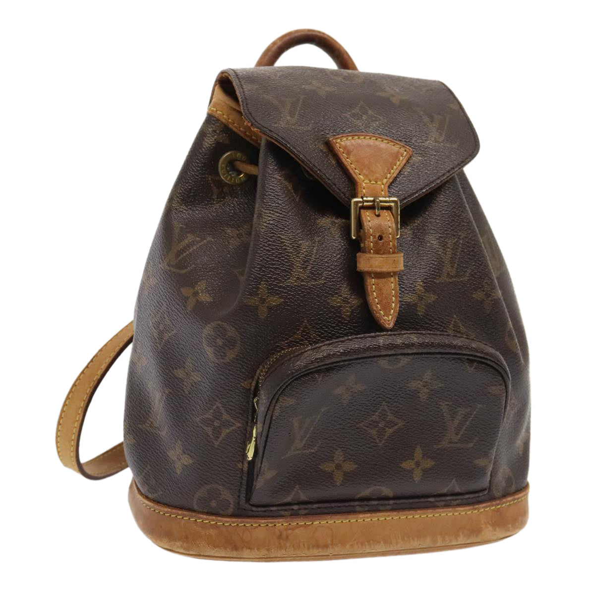 LOUIS VUITTON Monogram Montsouris PM Backpack M51137 LV Auth 92791