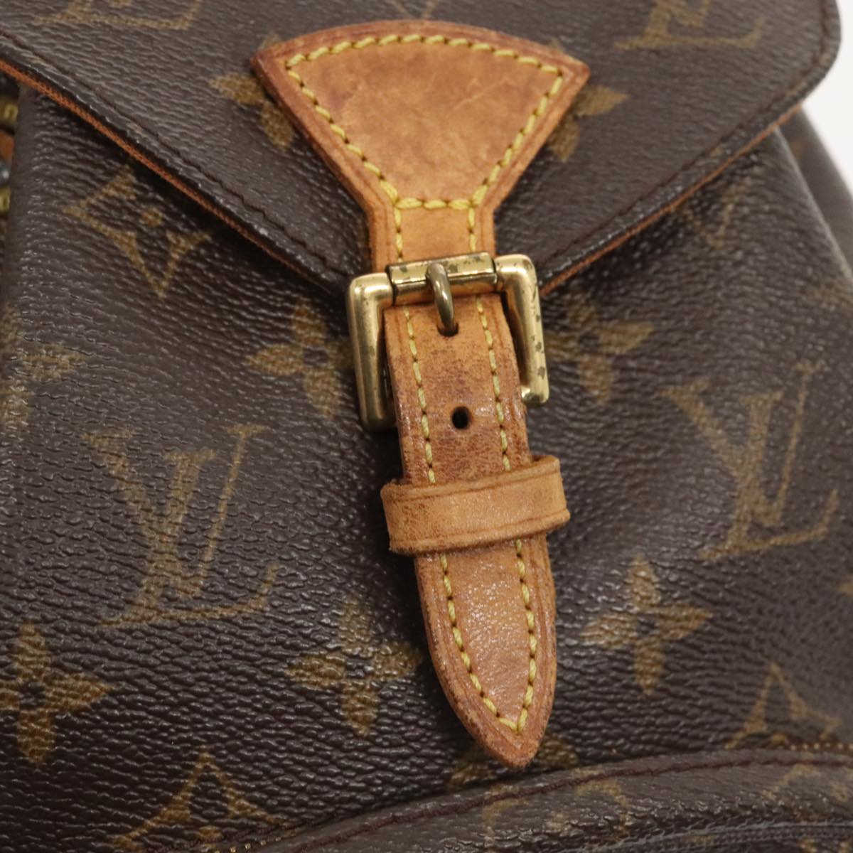 LOUIS VUITTON Monogram Montsouris PM Backpack M51137 LV Auth 92791