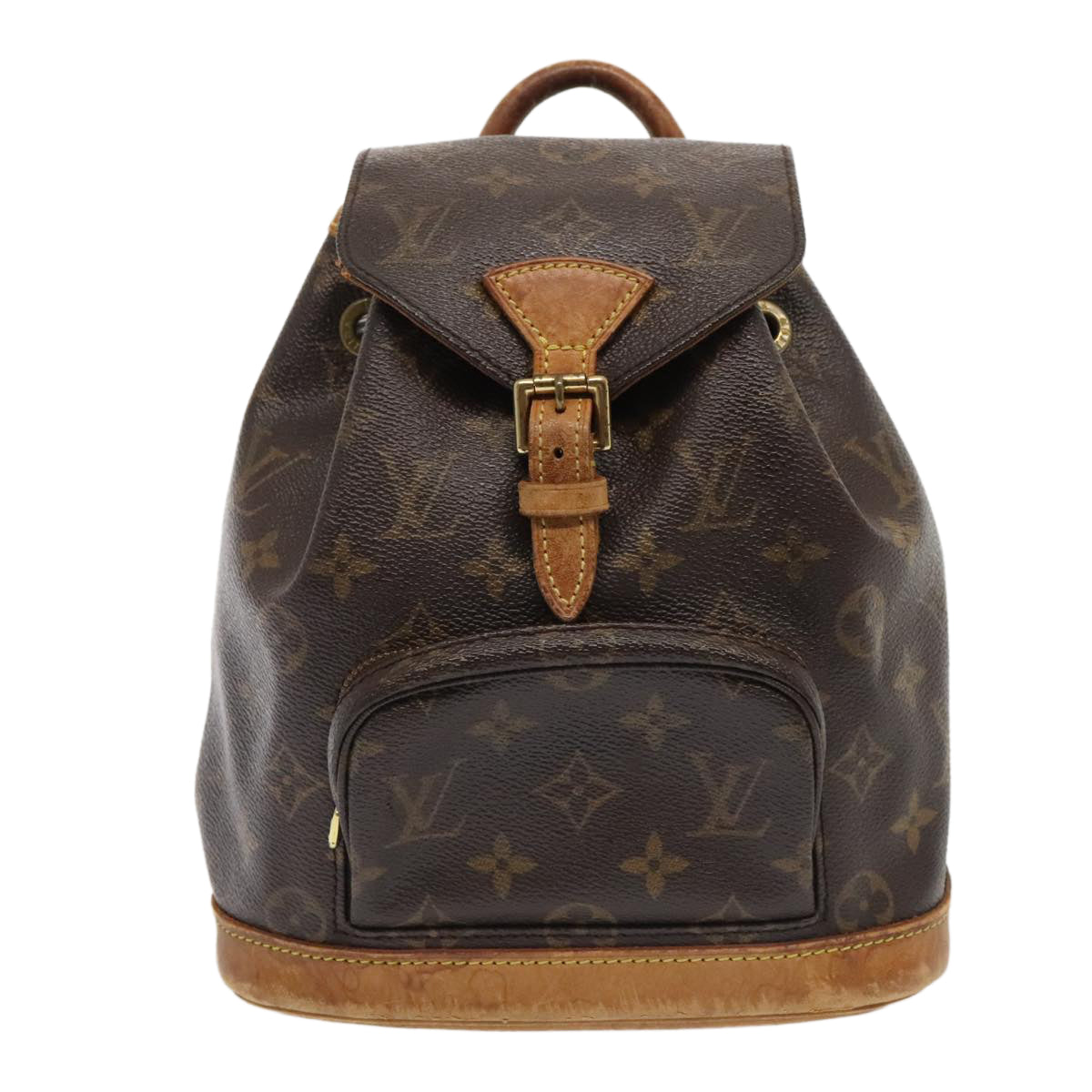 LOUIS VUITTON Monogram Montsouris PM Backpack M51137 LV Auth 92791