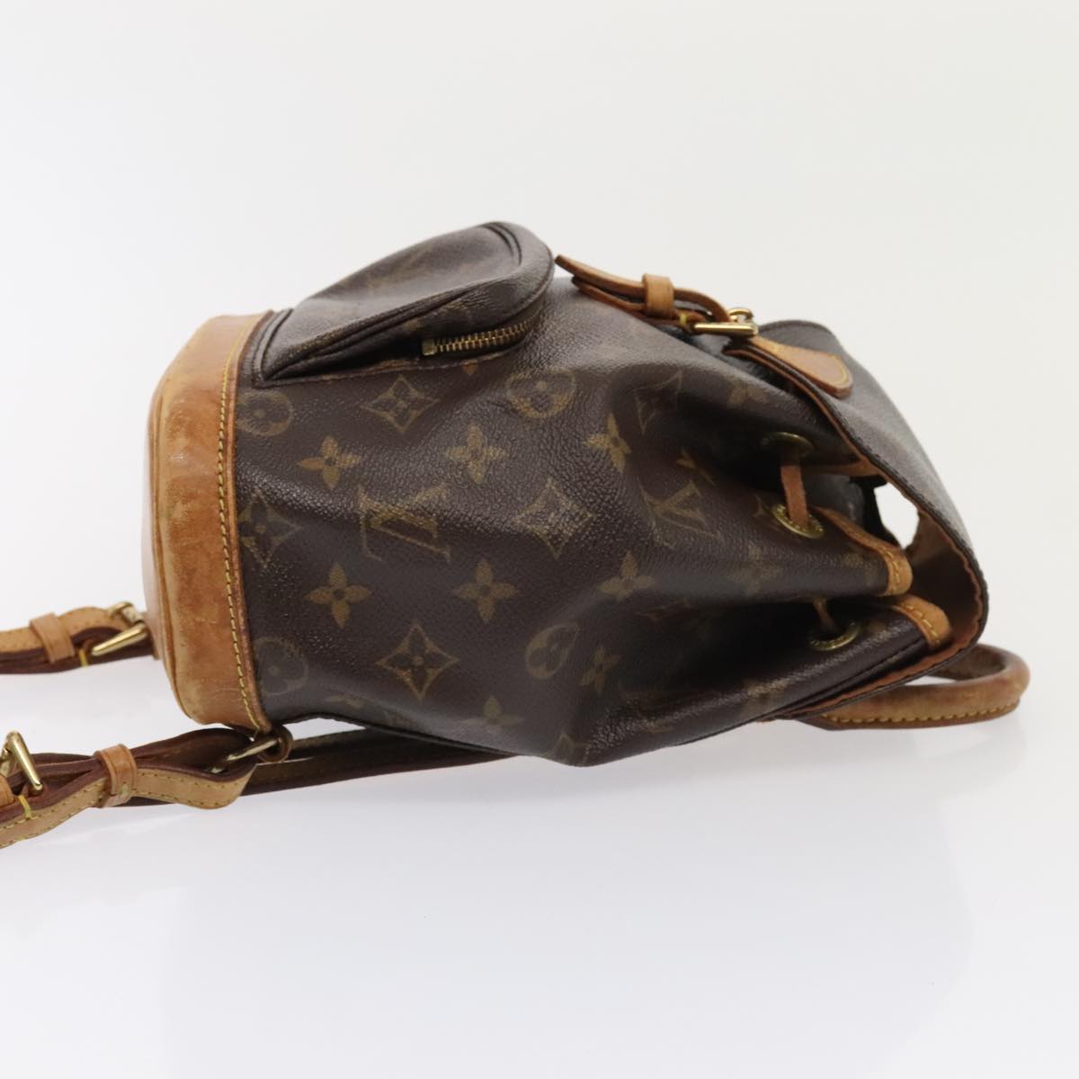 LOUIS VUITTON Monogram Montsouris PM Backpack M51137 LV Auth 92791