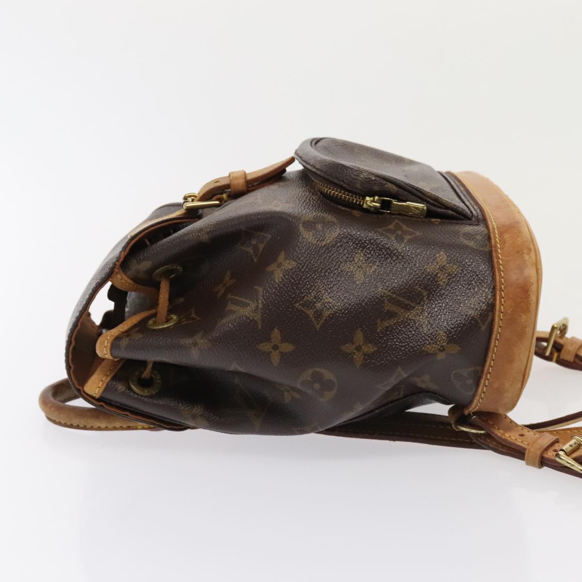 LOUIS VUITTON Monogram Montsouris PM Backpack M51137 LV Auth 92791