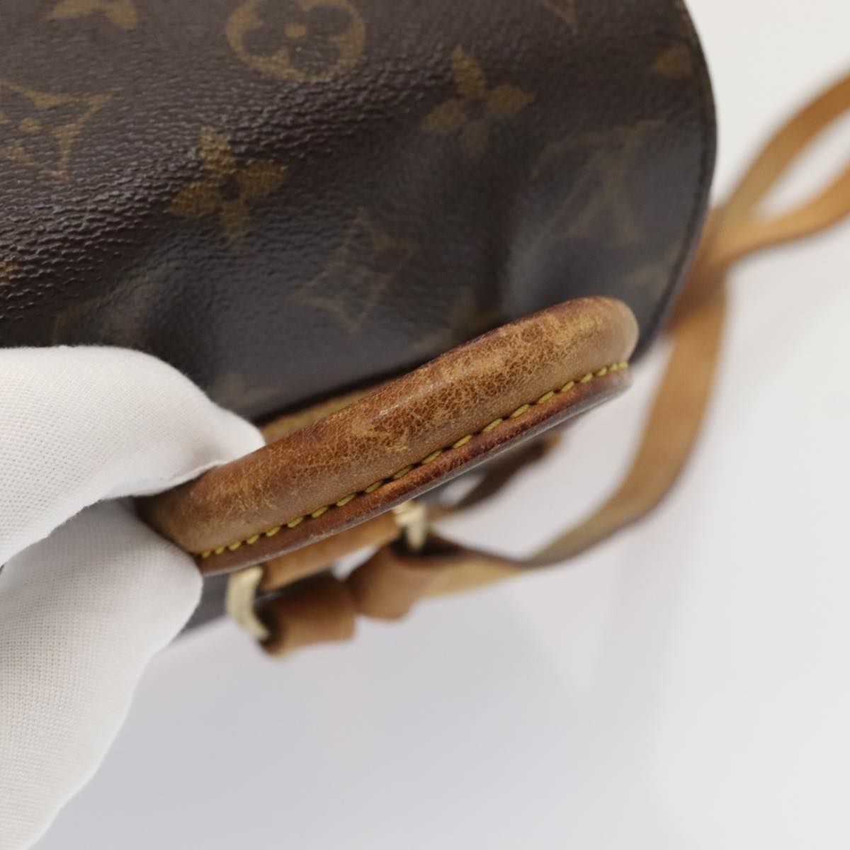 LOUIS VUITTON Monogram Montsouris PM Backpack M51137 LV Auth 92791