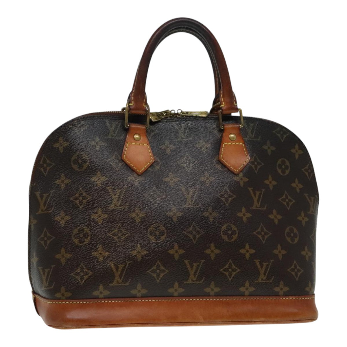 LOUIS VUITTON Monogram Alma Hand Bag M51130 LV Auth 92793