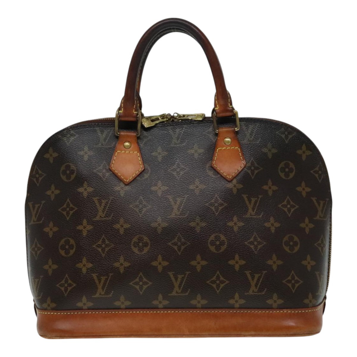 LOUIS VUITTON Monogram Alma Hand Bag M51130 LV Auth 92793