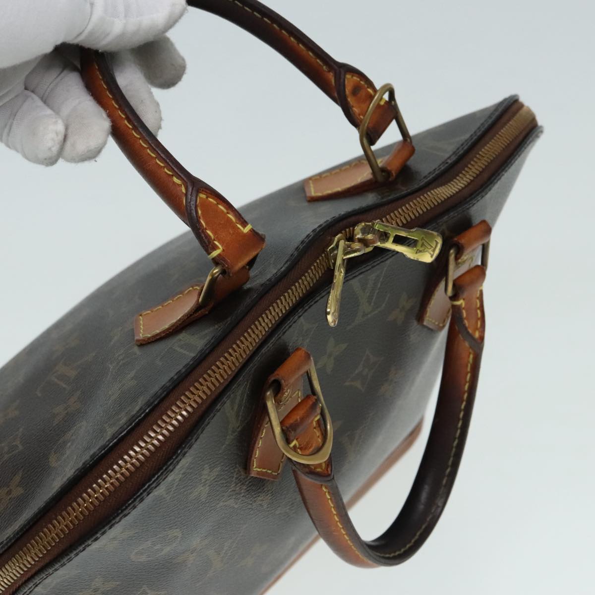 LOUIS VUITTON Monogram Alma Hand Bag M51130 LV Auth 92793