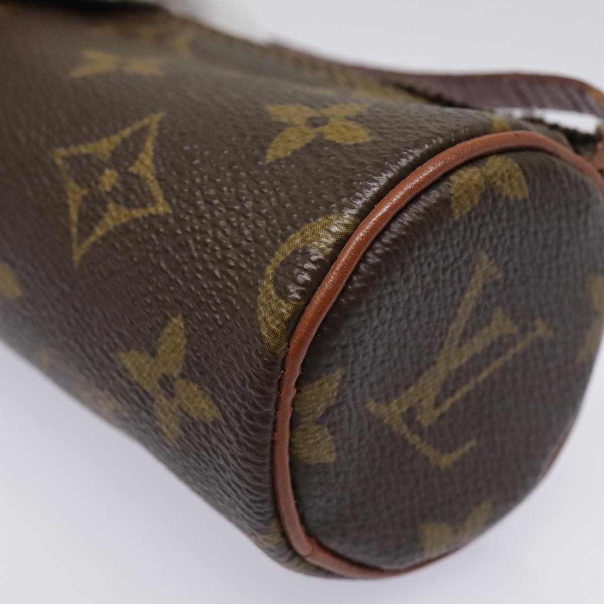 LOUIS VUITTON Monogram Papillon Pouch LV Auth 92842