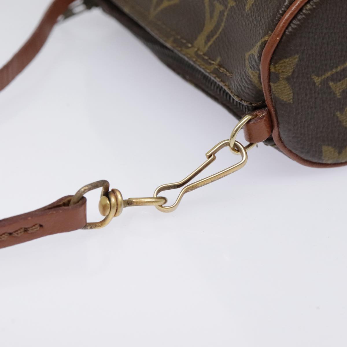 LOUIS VUITTON Monogram Papillon Pouch LV Auth 92842