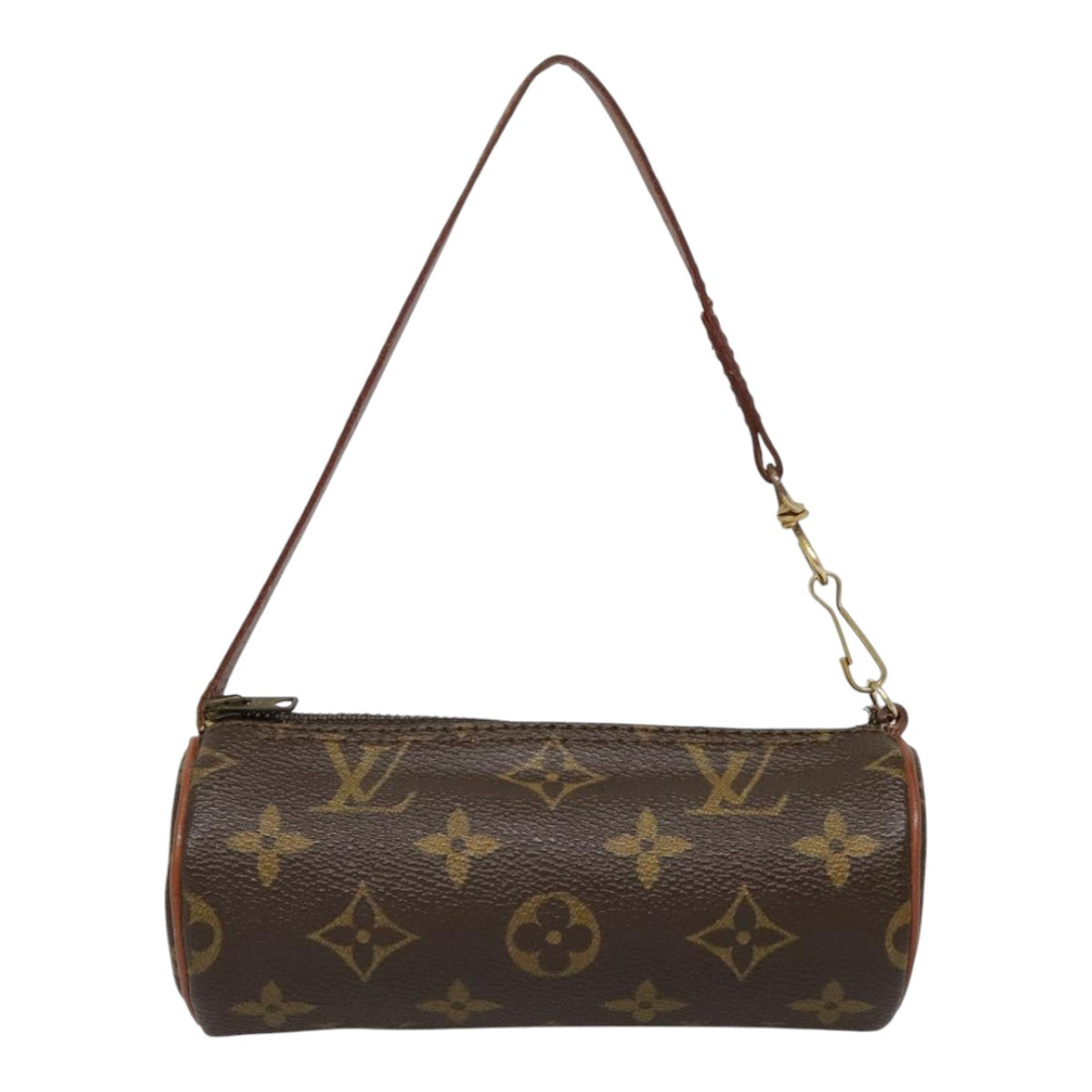 LOUIS VUITTON Monogram Papillon Pouch LV Auth 92842