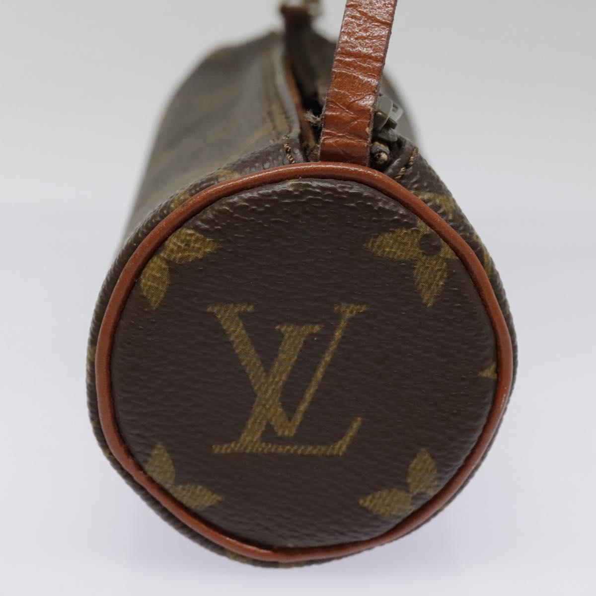 LOUIS VUITTON Monogram Papillon Pouch LV Auth 92842