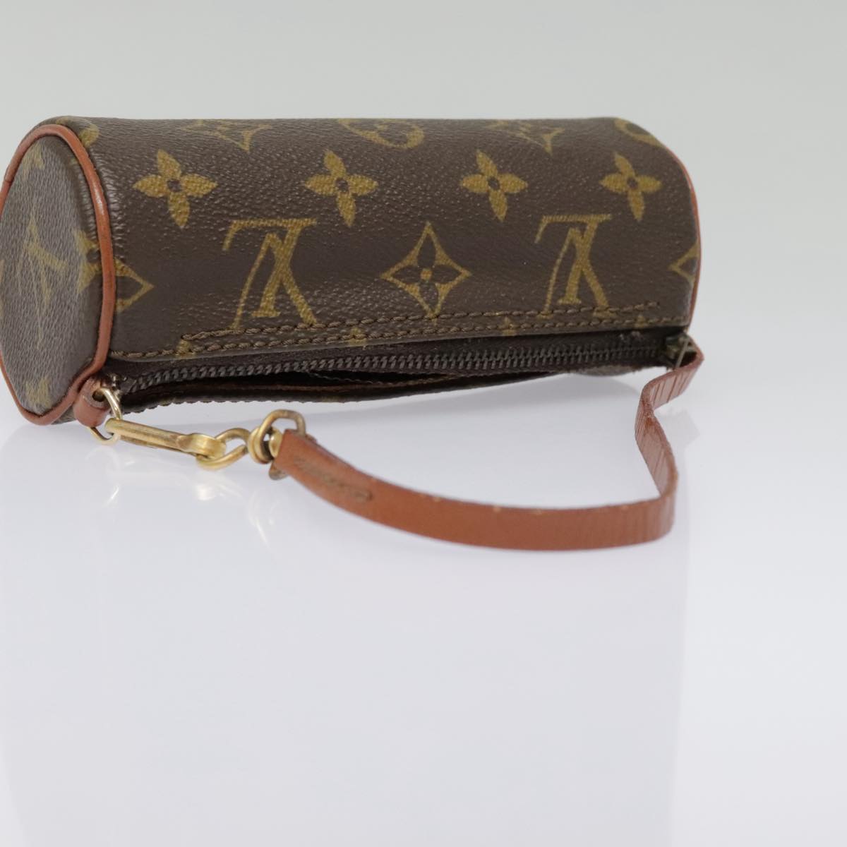 LOUIS VUITTON Monogram Papillon Pouch LV Auth 92842