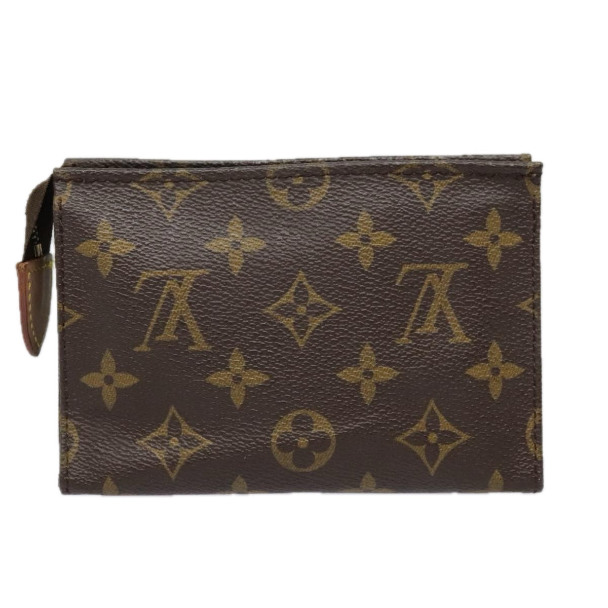 LOUIS VUITTON Monogram Poche Toilette 15 Pouch M47546 LV Auth 92851