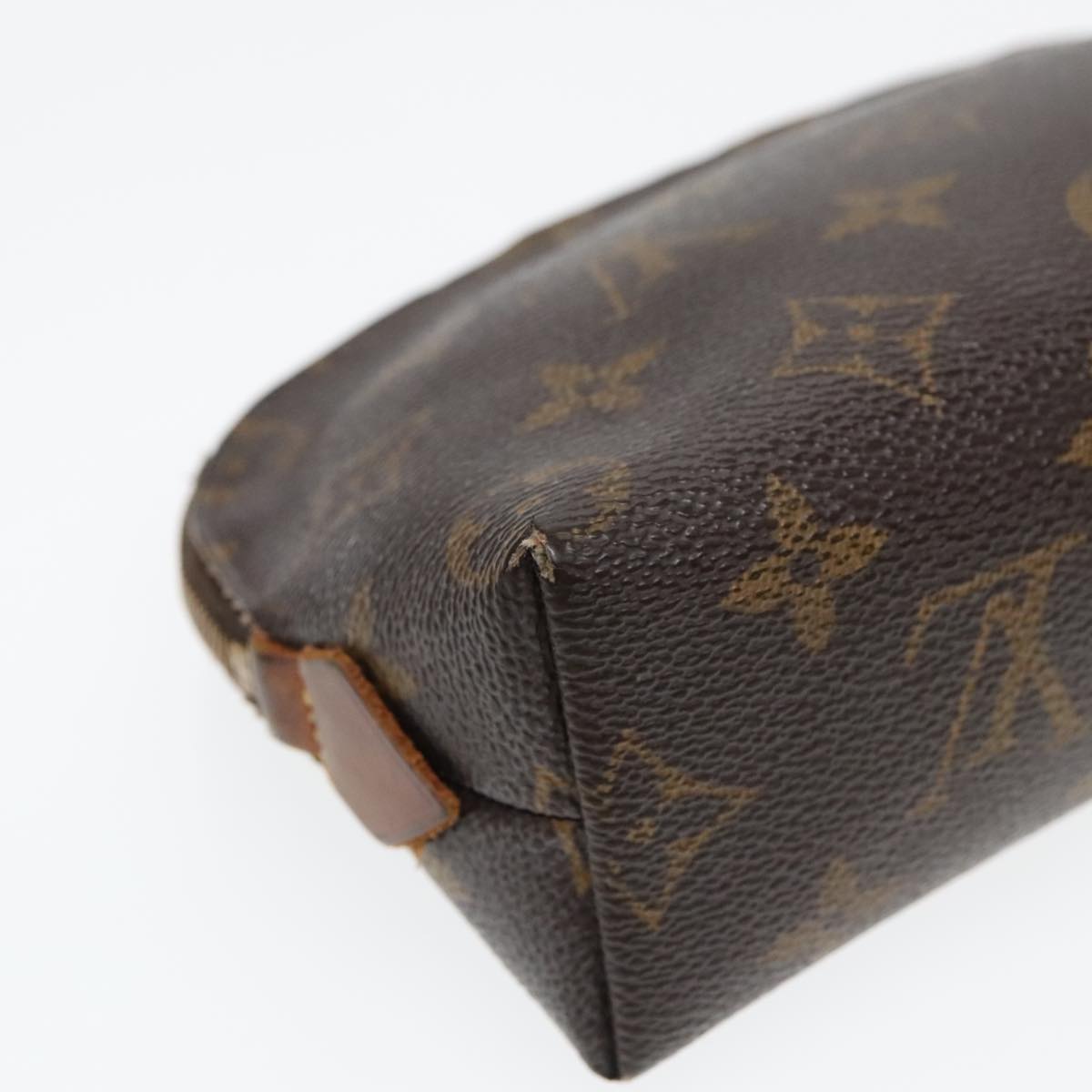 LOUIS VUITTON Monogram Pochette Cosmetic PM Cosmetic Pouch M47515 LV Auth 92887